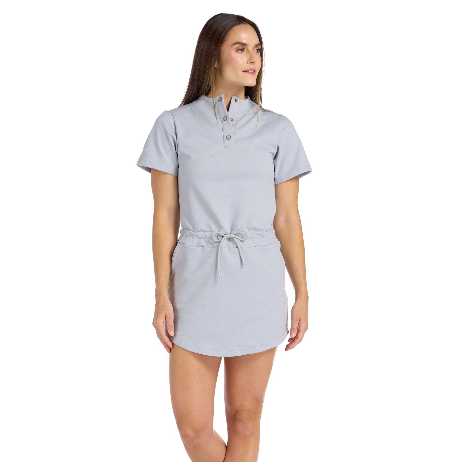 Parker Grey Dress - SwingDish Women's Golf and Tennis Dress