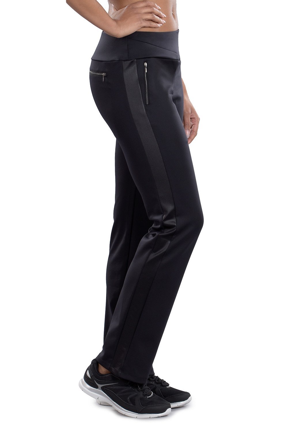 Poppy Black Tuxedo Pant - FINAL SALE | Women's Golf | SwingDish