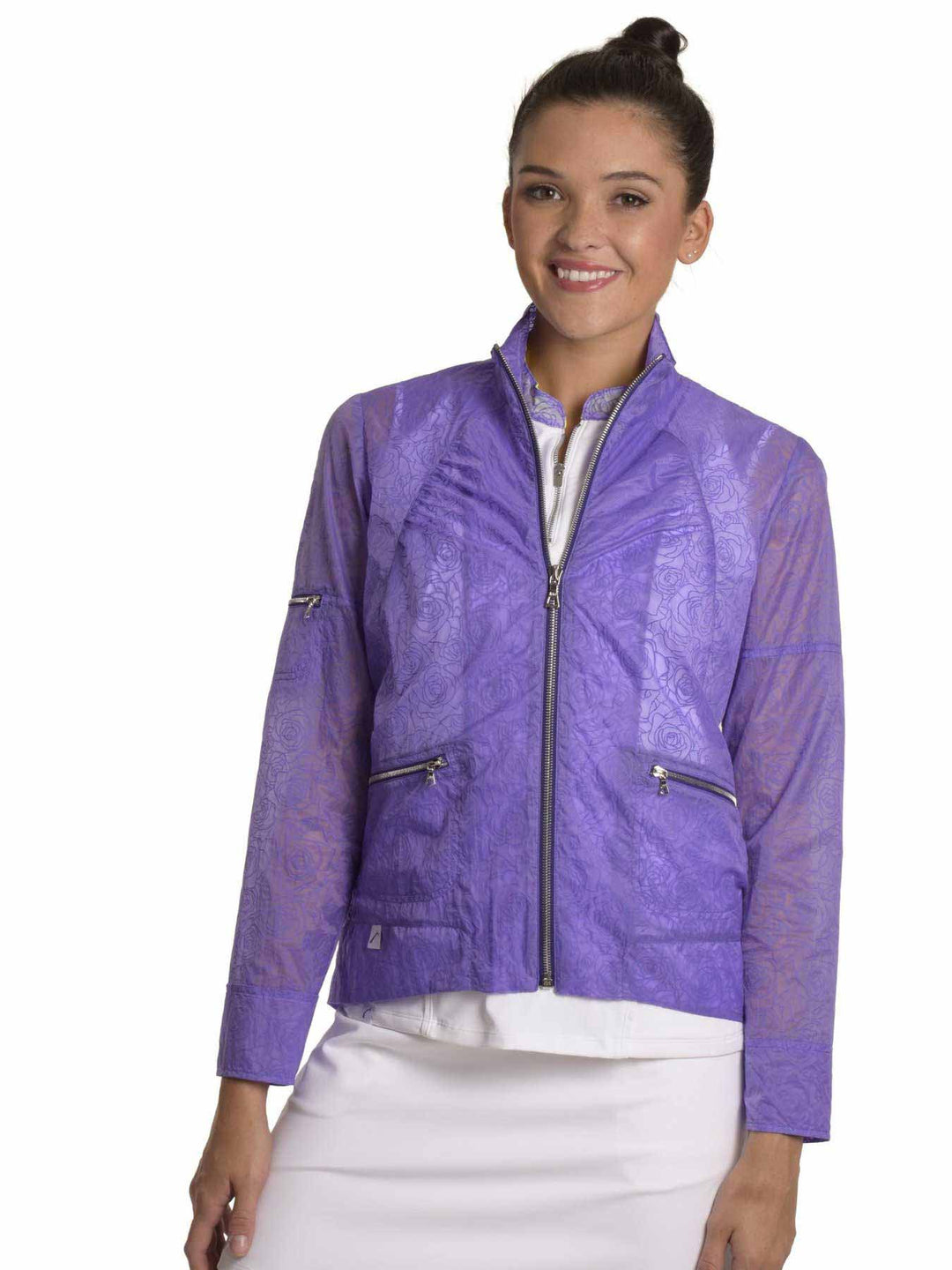 Purple Rose Bomber Jacket FINAL SALE Women s Golf SwingDish