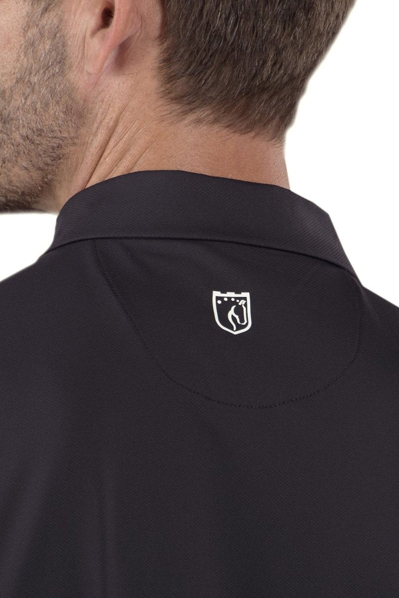 Rick Black/White Polo - SwingDish Women's Golf and Tennis TRUE