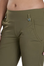Woman Wearing SwingDish Sabra Kaki Pant Product View 3