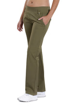 Woman Wearing SwingDish Sabra Kaki Pant Product View 1