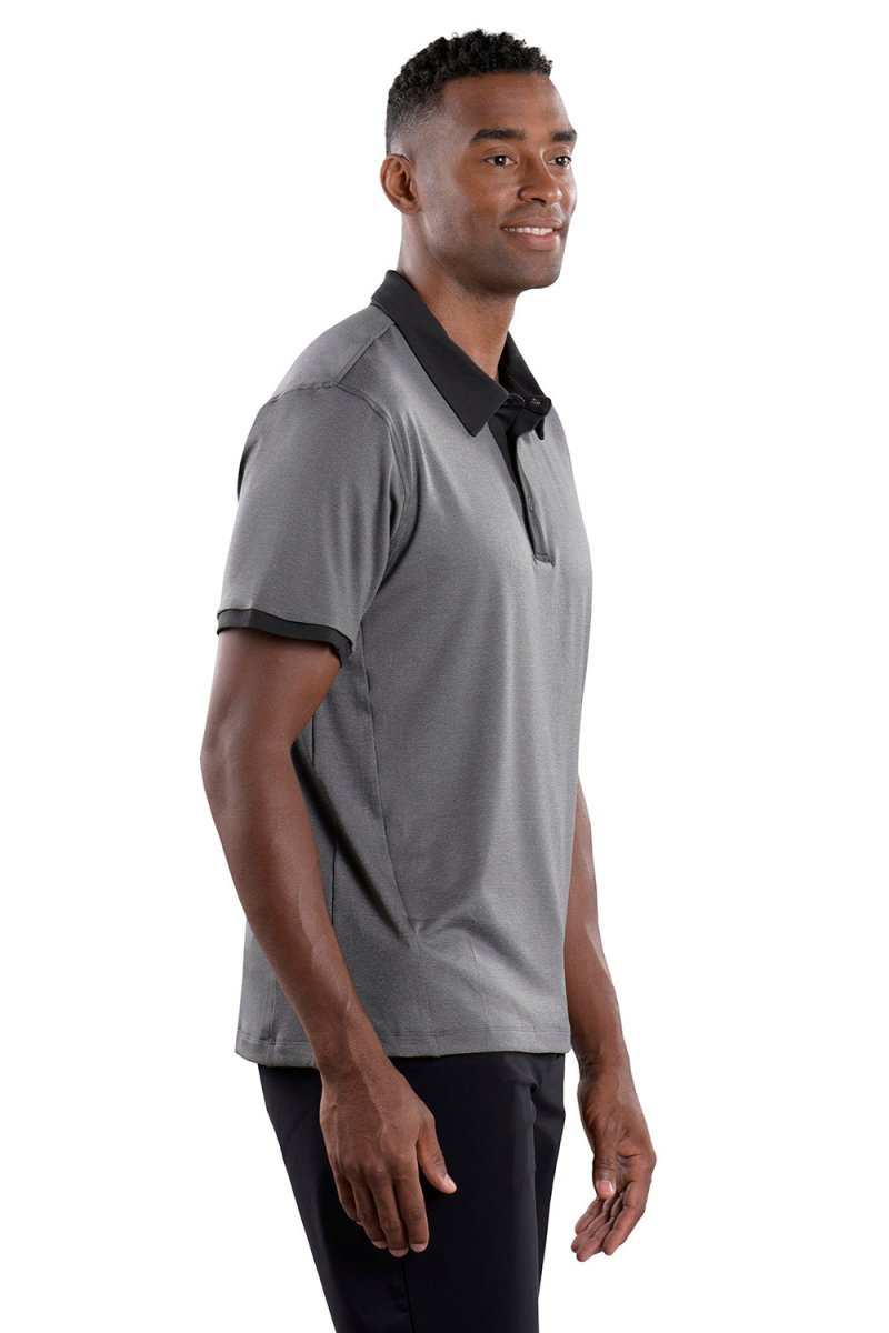 Sam Black Textured Polo - SwingDish Women's Golf and Tennis TRUE