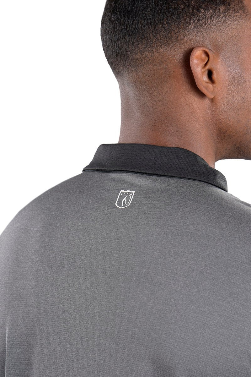 Sam Black Textured Polo - SwingDish Women's Golf and Tennis TRUE