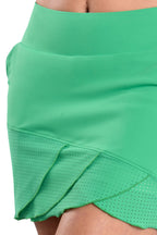 Sandra Green Skort - SwingDish Women's Golf and Tennis Skorts
