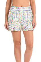 Serenity Print Skort - SwingDish Women's Golf and Tennis Skorts