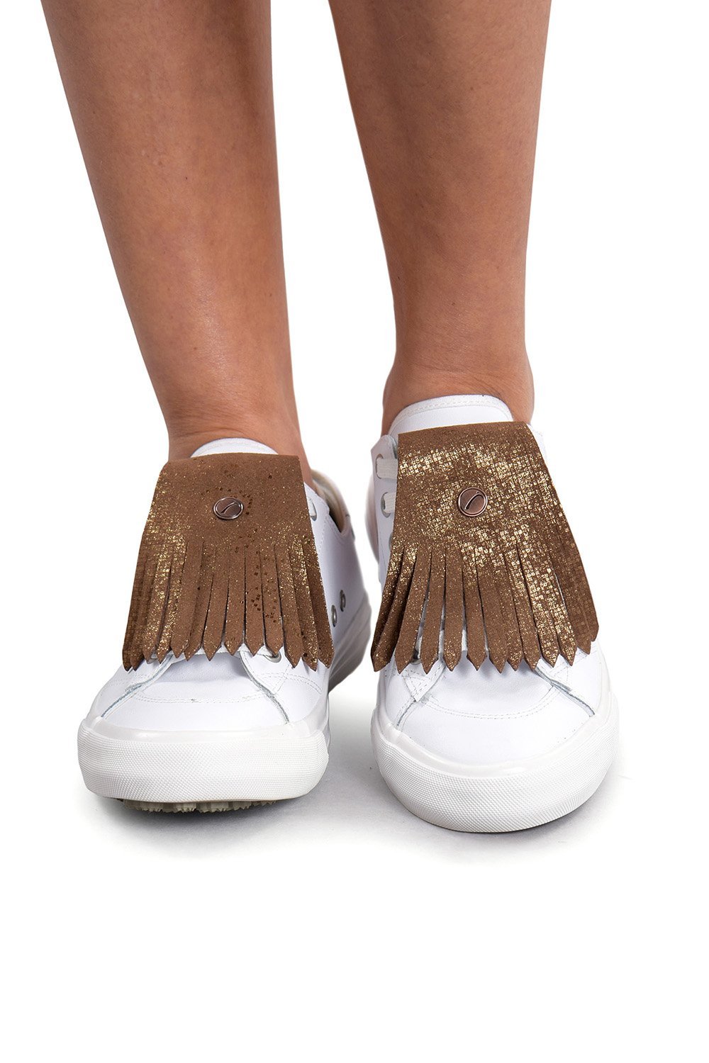 Shimmer Bronze Grid Fringe It - SwingDish