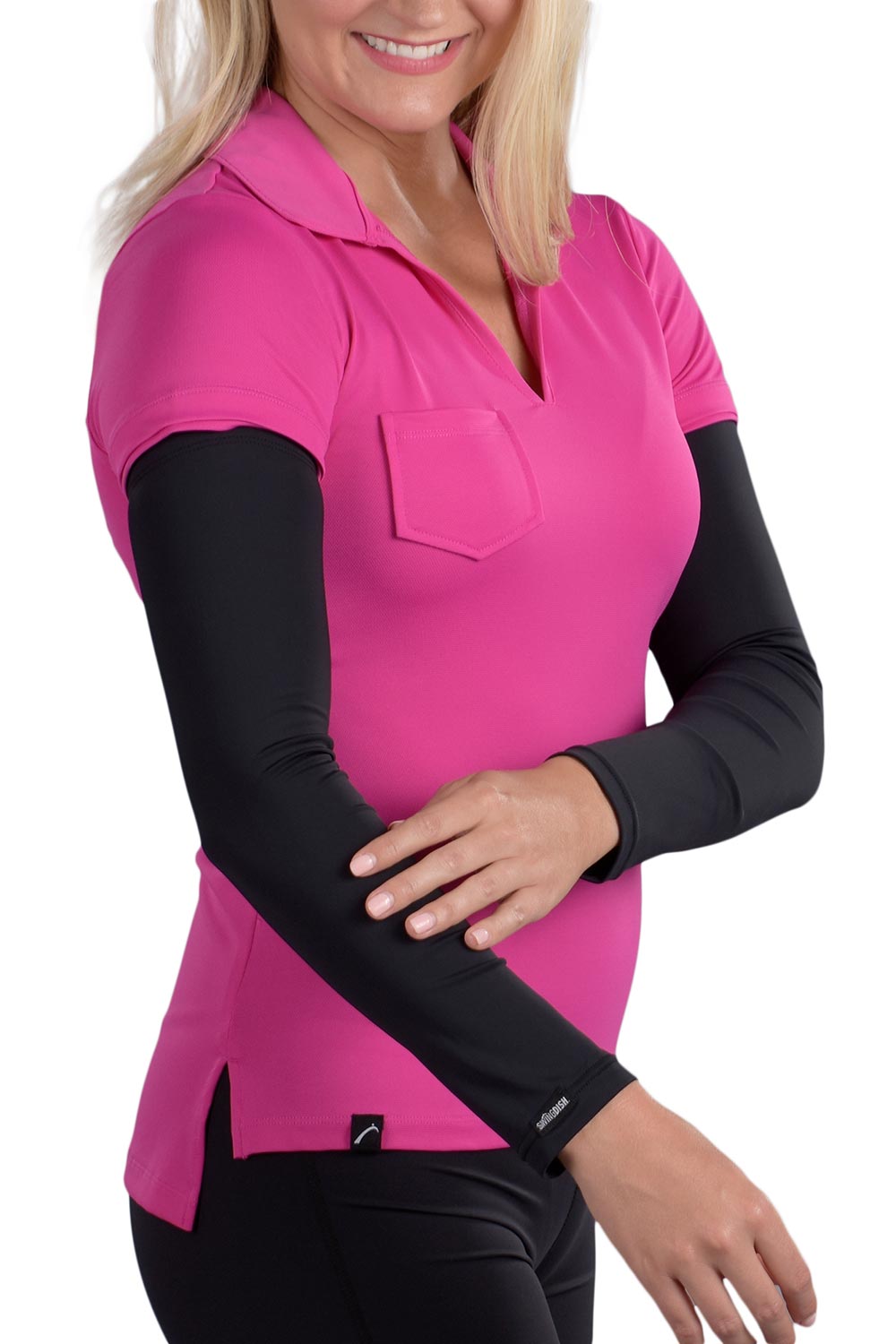 Sleeve It - SPF Arm Protection - Black - SwingDish