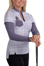Woman Wearing SwingDish Sleeve It - SPF Arm Protection - Secret Product View 4
