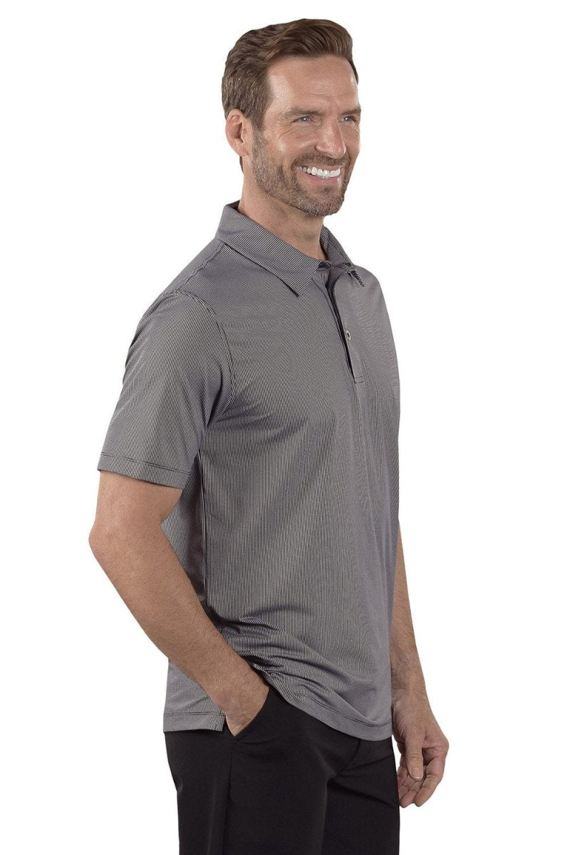 Toby Legend Black Polo - Athletic Fit - FINAL SALE