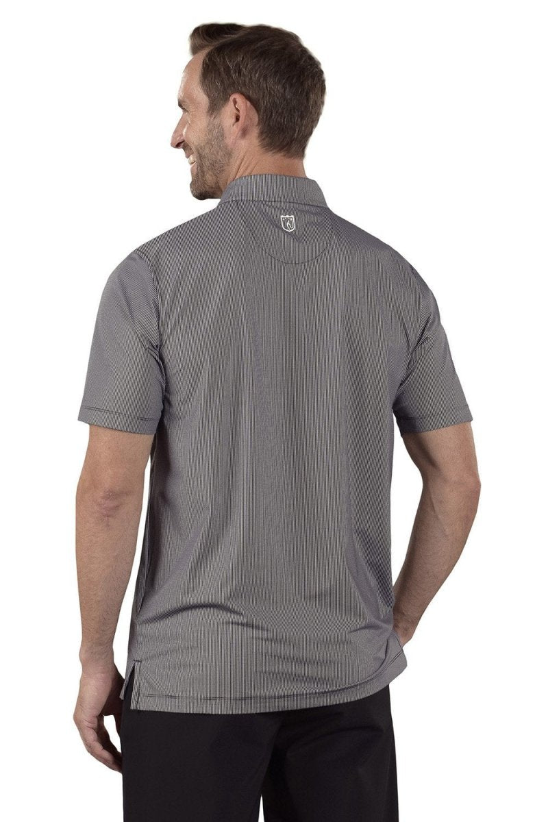 Toby Legend Black Polo - Athletic Fit - SwingDish Women's Golf and Tennis TRUE