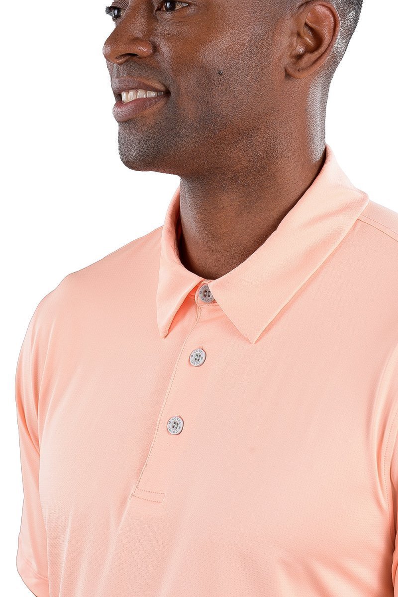 Toby Polo In Ares Coral - Comfort Fit - FINAL SALE