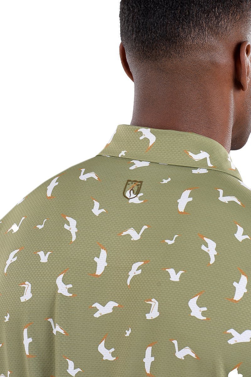 Toby Polo Seagull Print - SwingDish Women's Golf and Tennis TRUE