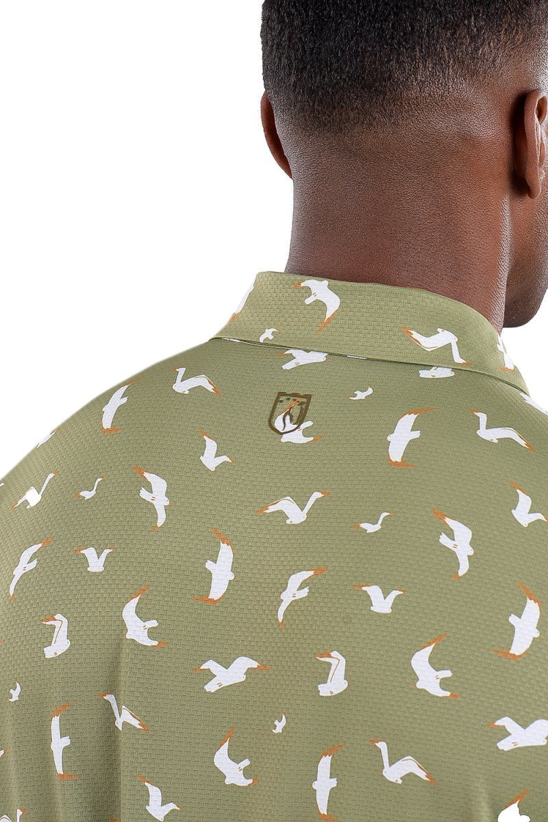 Toby Polo Seagull Print - SwingDish Women's Golf and Tennis TRUE