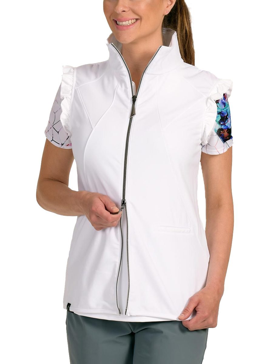 Woman Wearing SwingDish Valerie White - FINAL SALE Product View 3